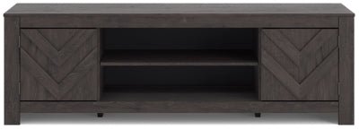 Cayboni 71" TV Stand - Black TV Stand modern furniture Contempo Furniture
