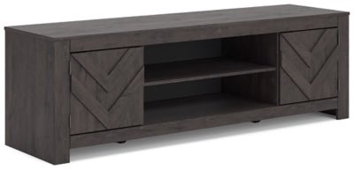 Cayboni 71" TV Stand - Black | Ashley Furniture