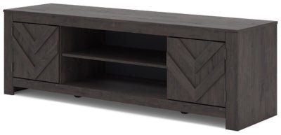 Cayboni 71" TV Stand - Black TV Stand modern furniture Contempo Furniture