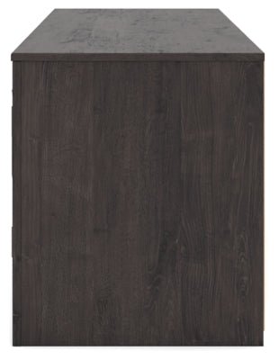 Cayboni 71" TV Stand - Black TV Stand modern furniture Contempo Furniture