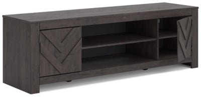 Cayboni 71" TV Stand - Black TV Stand modern furniture Contempo Furniture