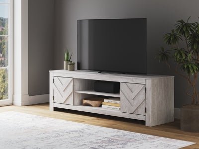 Cayboni 71" TV Stand - White TV Stand modern furniture Contempo Furniture