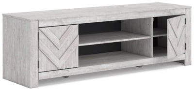 Cayboni 71" TV Stand - White TV Stand modern furniture Contempo Furniture