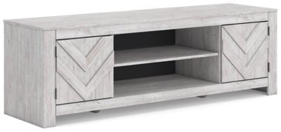 Cayboni 71" TV Stand - White | Ashley Furniture