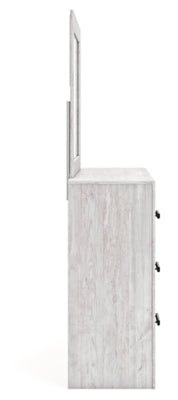 Cayboni Dresser and Mirror - White Dresser &amp; Mirror modern furniture Contempo Furniture