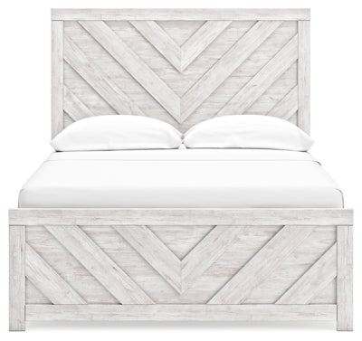 Cayboni Full Panel Bed - White Panel Bed modern furniture Contempo Furniture