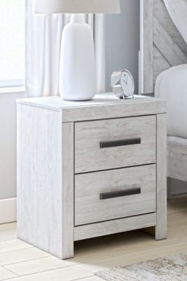 Cayboni Nightstand - White Accent Nightstand modern furniture Contempo Furniture