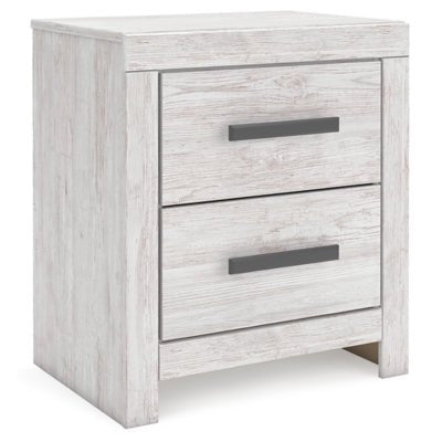 Cayboni Nightstand - White Accent Nightstand modern furniture Contempo Furniture
