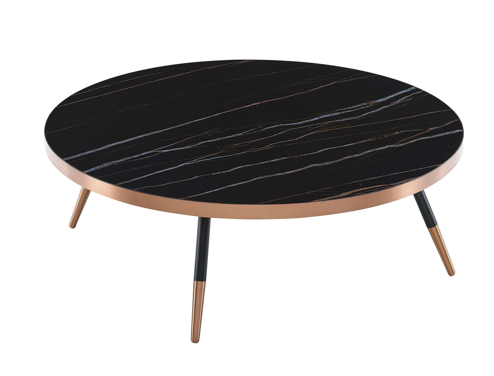Cayson - Modern Black Ceramic Coffee Table