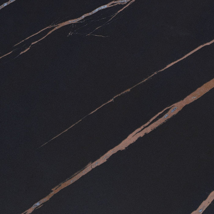 Cayson - Modern Black Ceramic Small Coffee Table