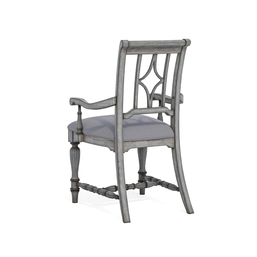 Plymouth Pair of Upholstered Arm Dining Chairs