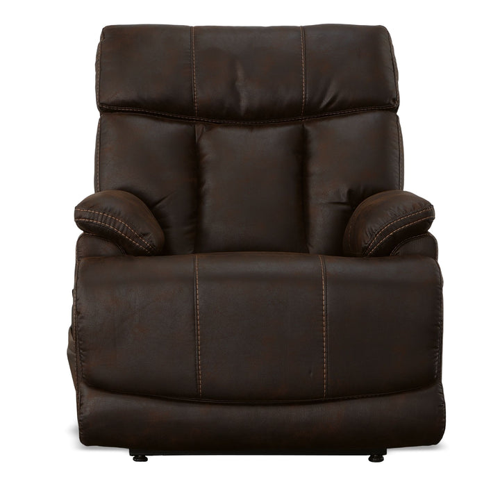Clive Fabric Power Lift Recliner with Power Headrest &amp; Lumbar in Clove