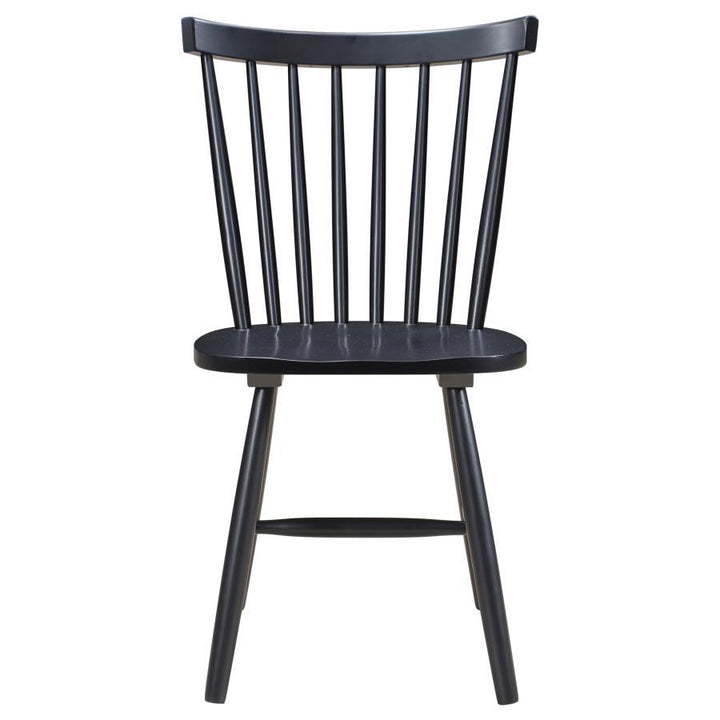 Hollyoak - Windsor Wood Dining Side Chair  - Black