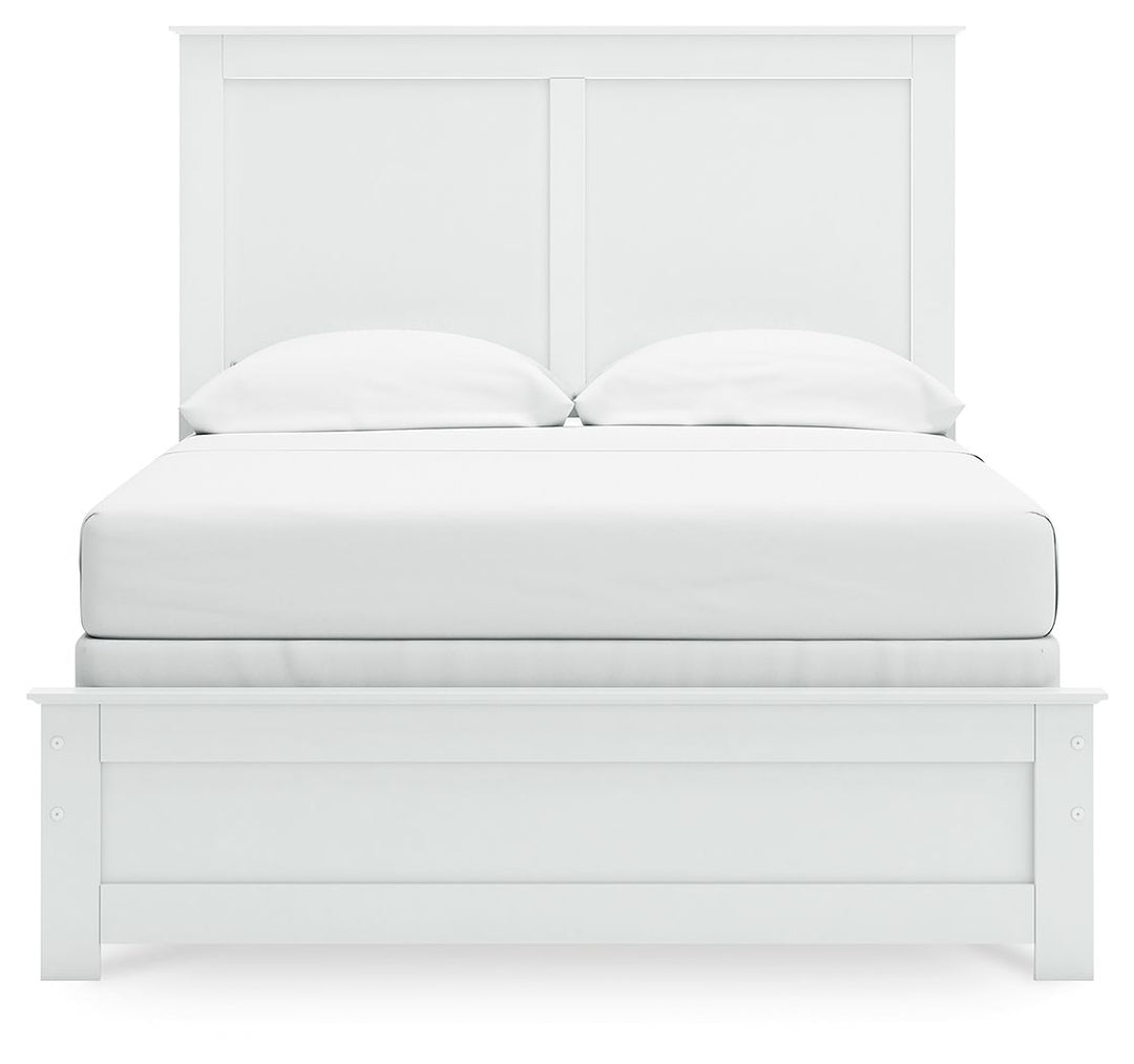 Bostwick Shoals - Full Panel Bed With Framed Footboard - White by Ashley Furniture product image