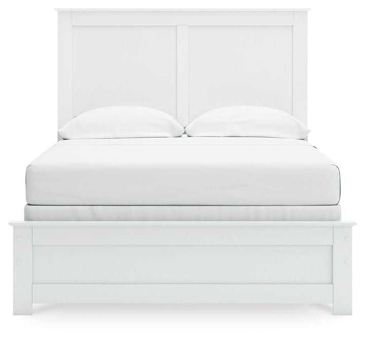 Bostwick Shoals - Full Panel Bed With Framed Footboard - White by Ashley Furniture product image