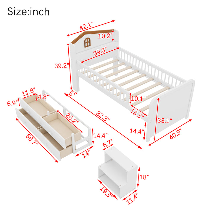 low-wooden-twin-loft-bed-with-led-lights-and-storage-drawers-white