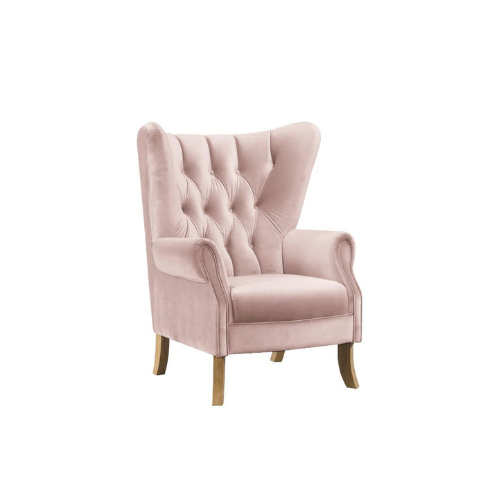 Adonis - Accent Chair - Blush Pink Velvet
