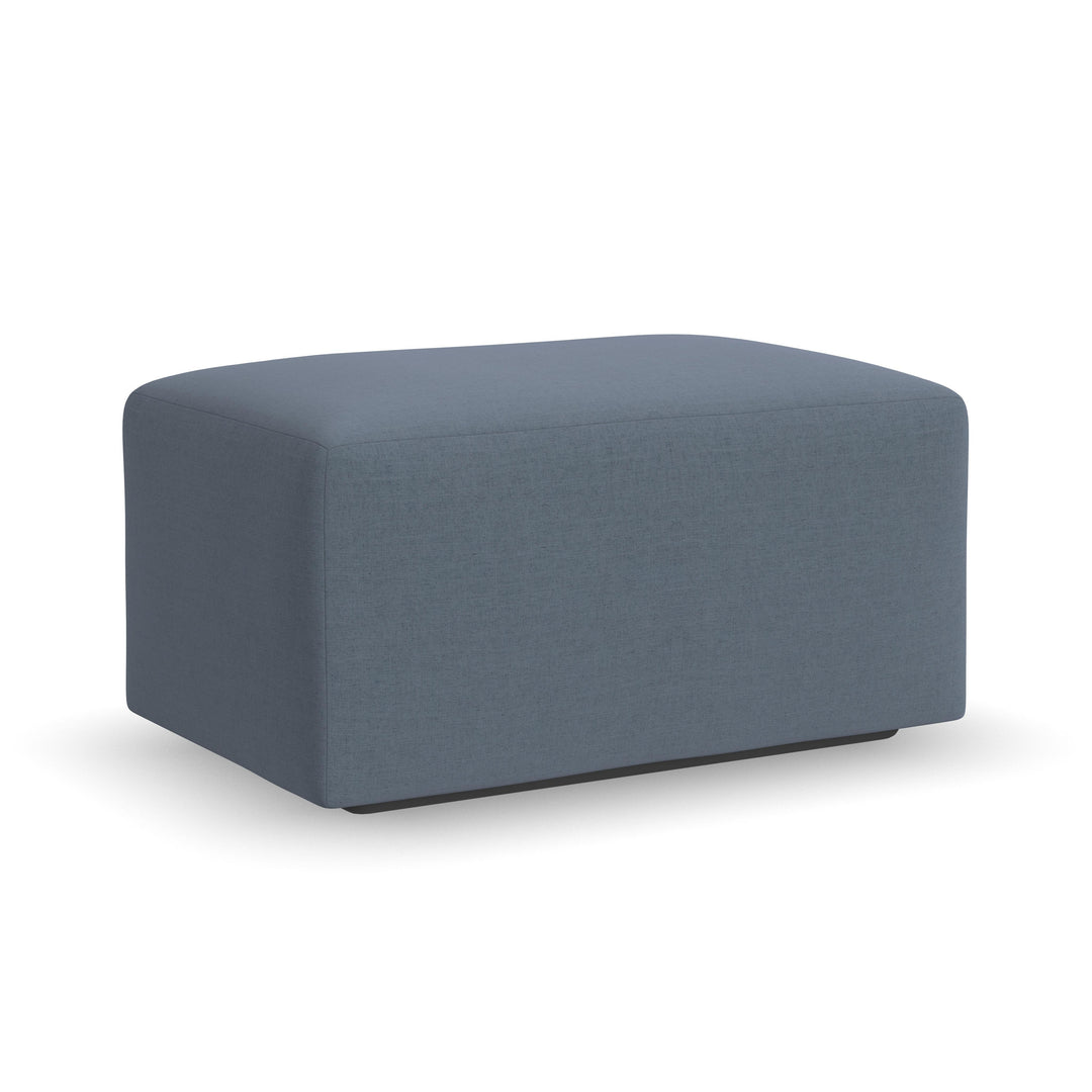 Dawson  Stationary Ottoman  Blue