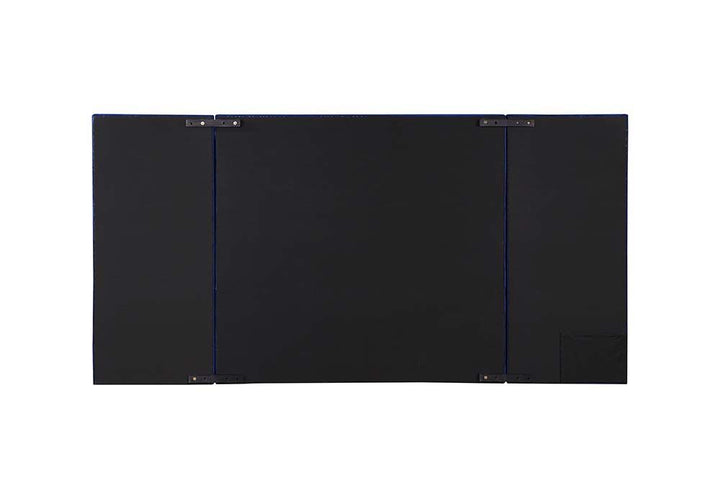 Damazy - Queen Bed - Blue Velvet