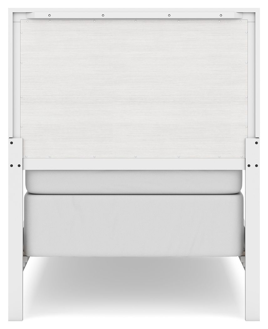Binterglen - Twin Panel Bed - White by Ashley Furniture product image