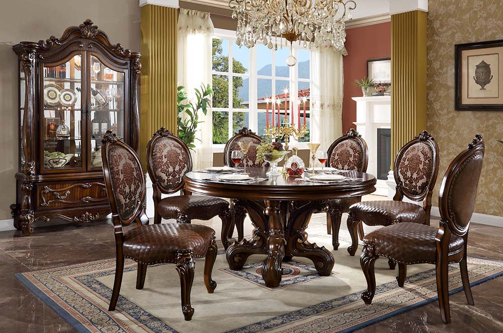 Versailles - Round Dining Table - Cherry
