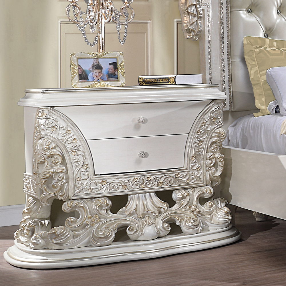 ACME Furniture Adara Nightstand Antique White