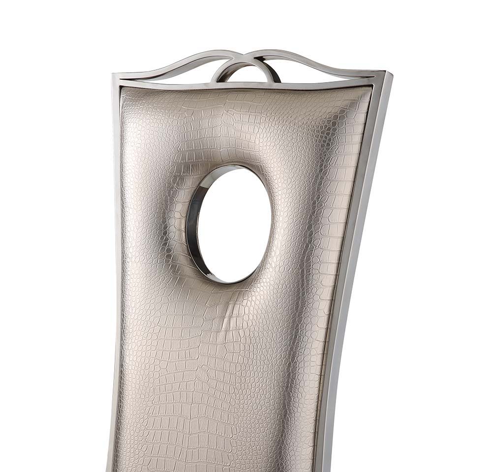 Cyrene - Side Chair Set of 2) - Beige Synthetic Leather