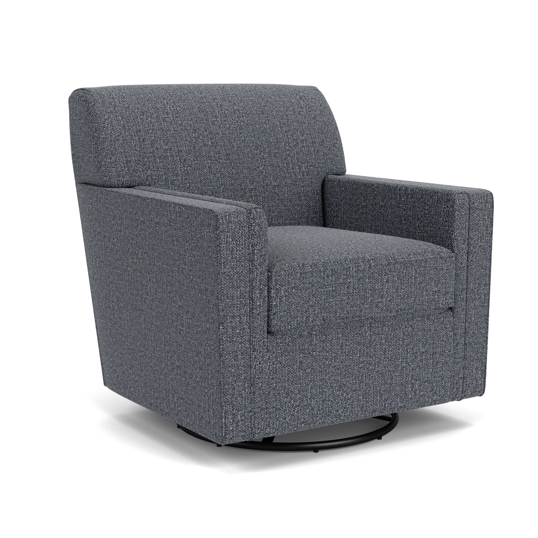 Nora  Swivel Chair  Dark Gray