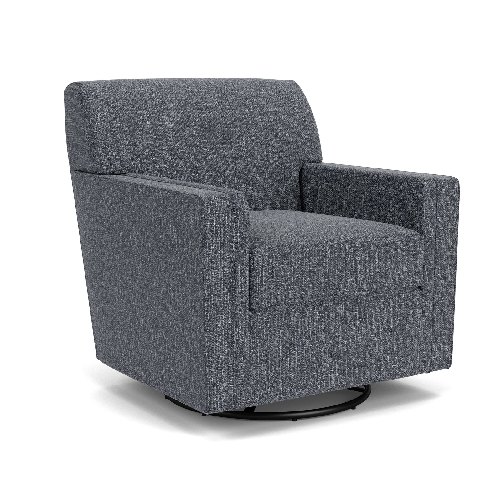 Nora  Swivel Chair  Dark Gray