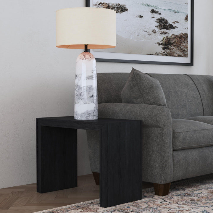 Waterfall Accent Table Black