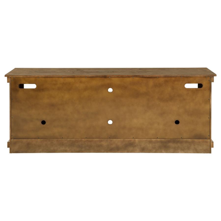 Payne - TV Stand Media Console - Distressed Brown
