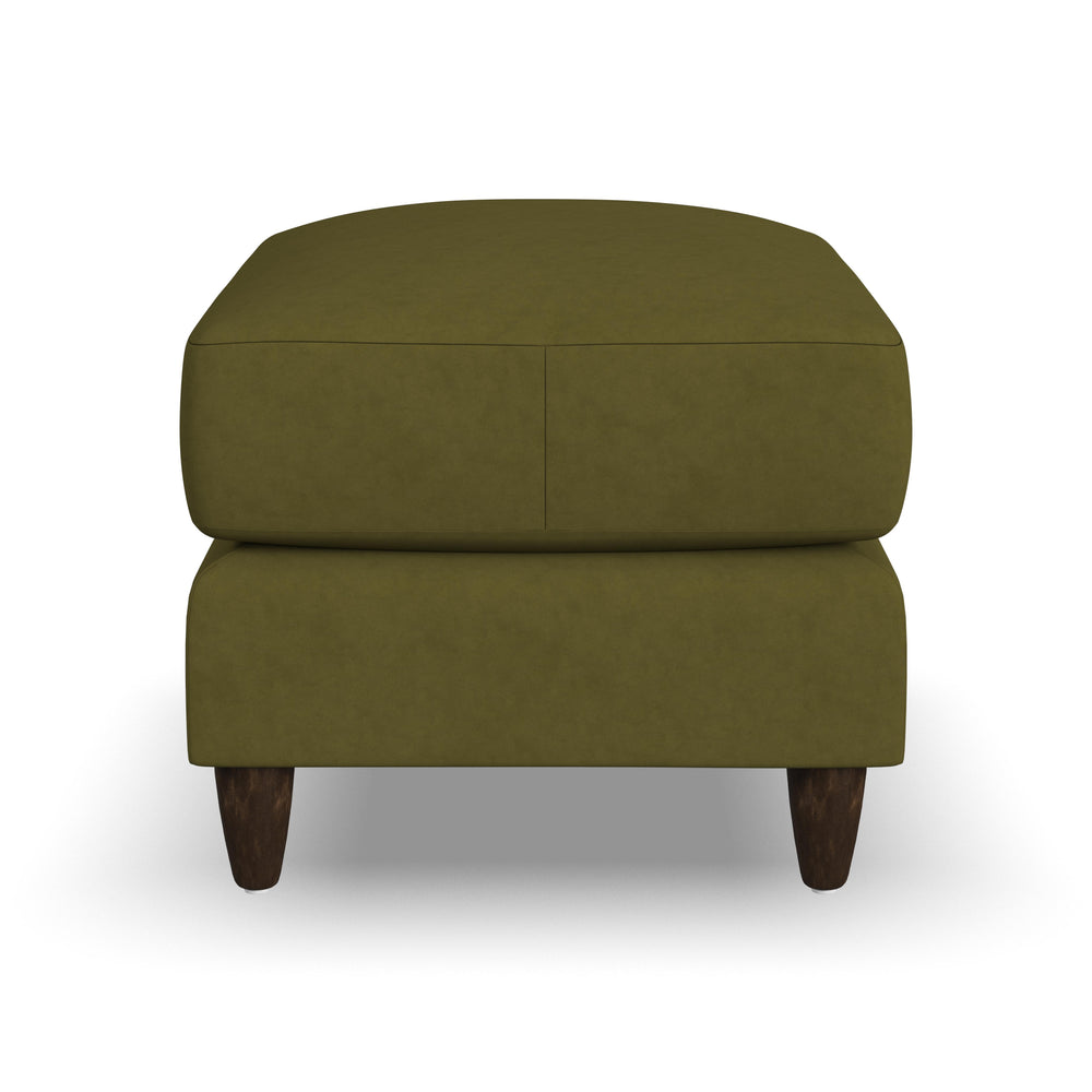 Fern Fabric Ottoman