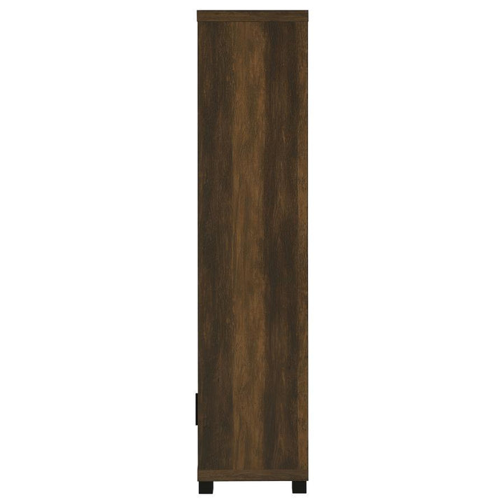 Sachin - 3-Shelf Engineered Wood Media Tower - Dark Pine