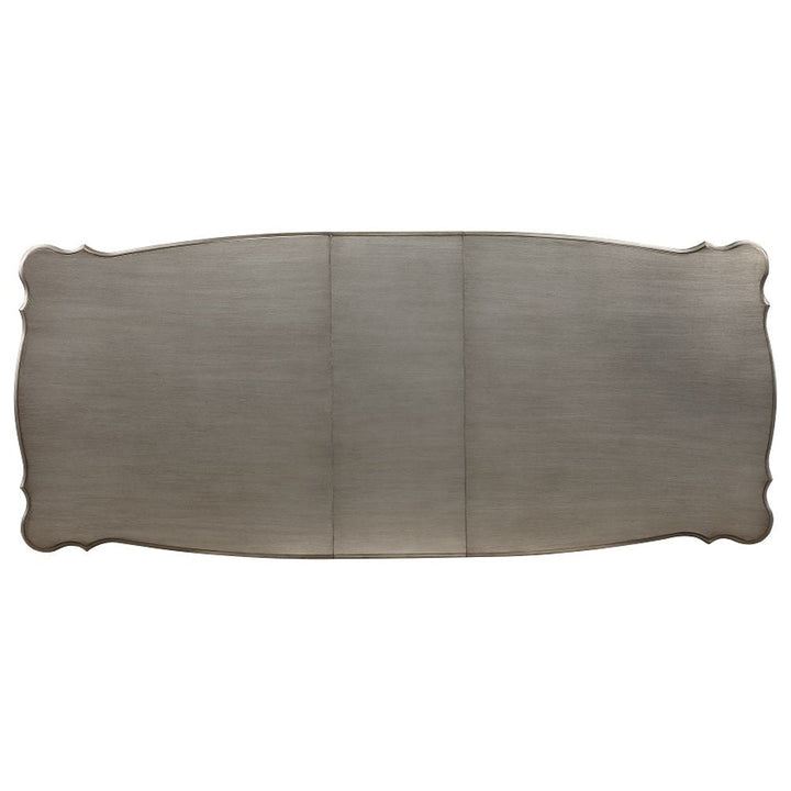 Ariadne - Dining Table With Pedestal - Antique Platinum