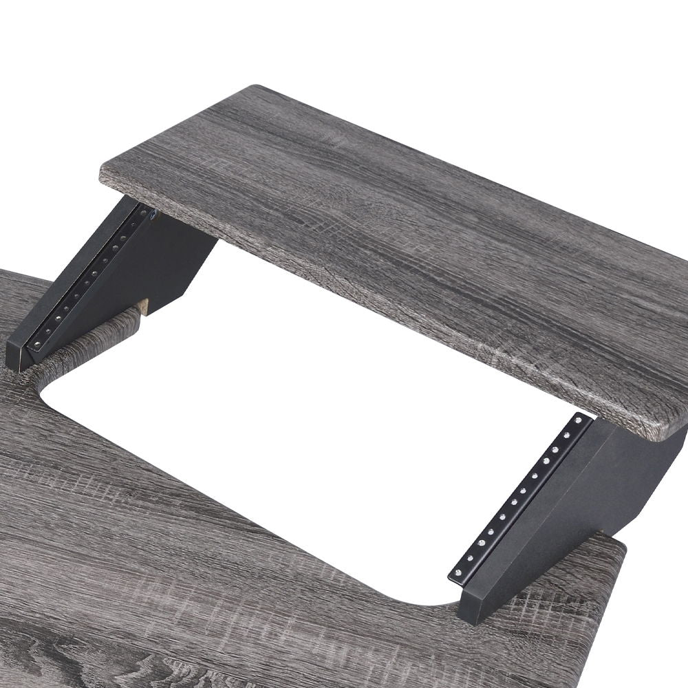 Eleazar - 71" Music Studio Desk - Black Oak