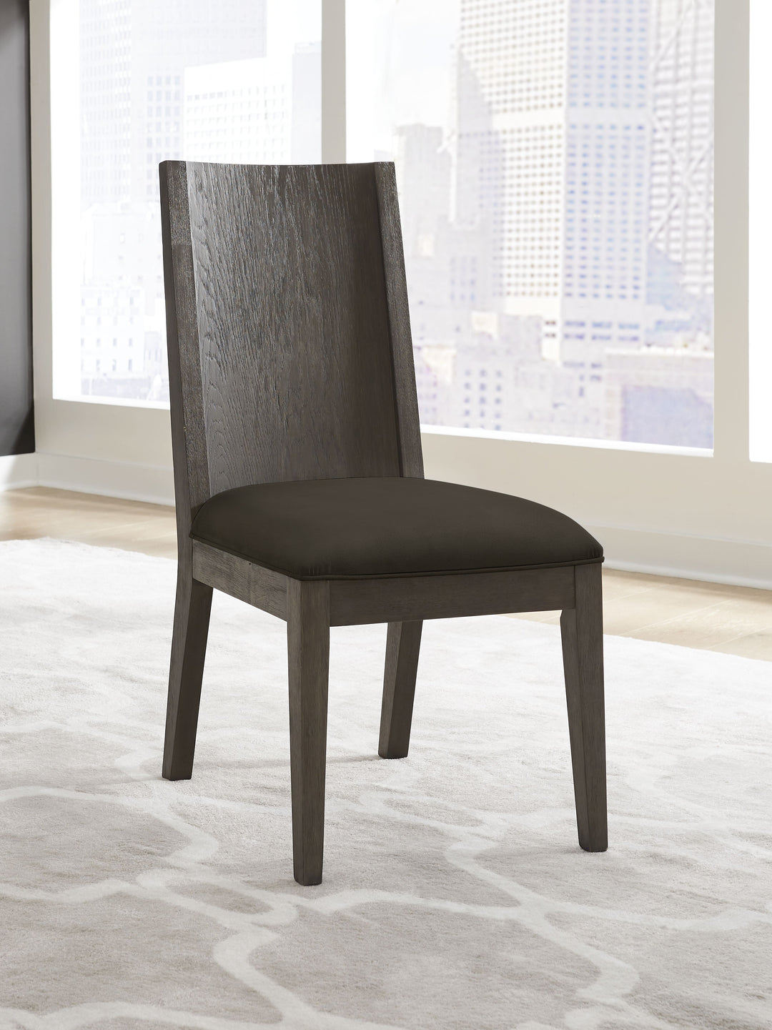 Modus Furniture 6El463 Plata Dining Chair In Thunder Grey