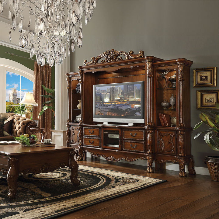 Dresden - 90" Entertainment Center - Cherry Oak