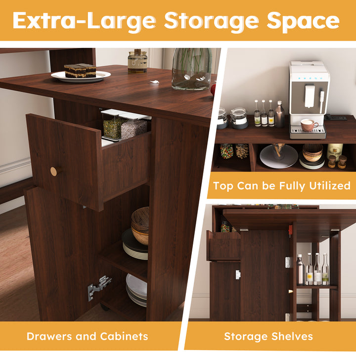 folding-dining-table-with-wall-mounted-sideboard-storage-in-walnut