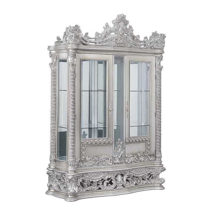 ACME Furniture Valkyrie Curio Antique Platinum