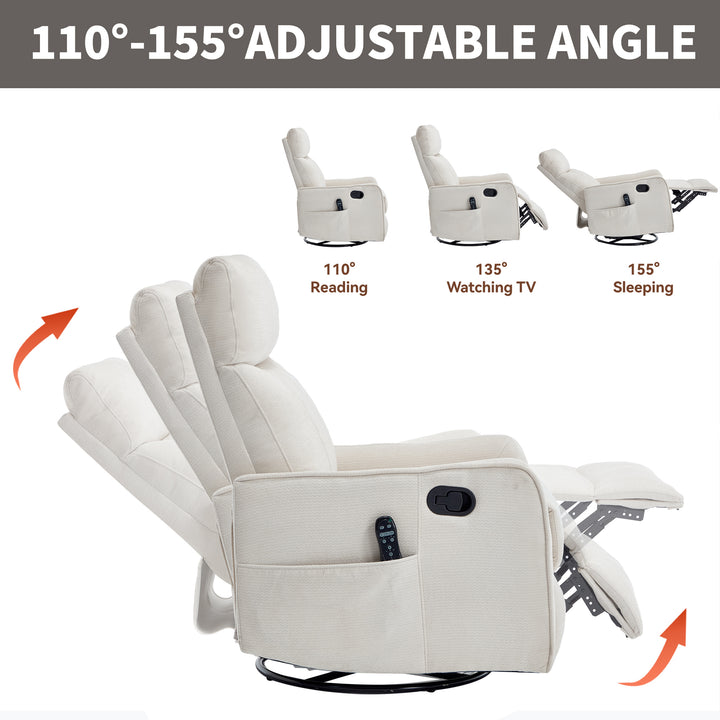 beige-heat-massage-manual-recliner-chair-with-rocker-and-swivel-in-fabric-for-living-room