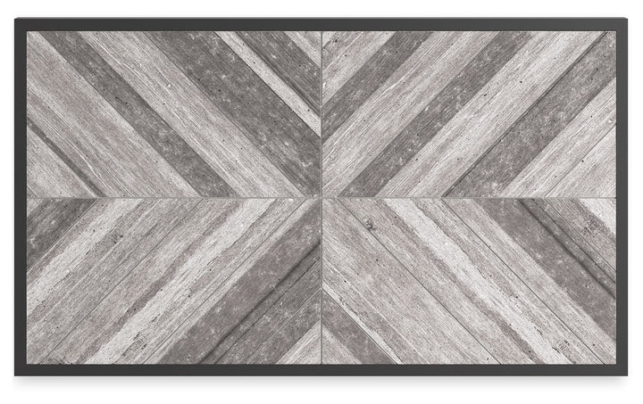 Beachcroft - Rectangular Cocktail Table - Black / Light Gray