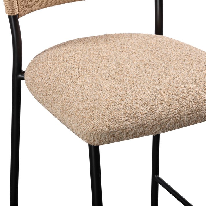 Celine Performance Boucle Bar Stool Bar Stool modern furniture Contempo Furniture