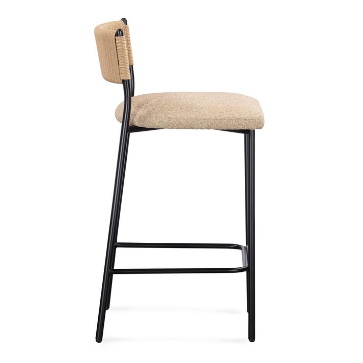 Celine Performance Boucle Bar Stool Bar Stool modern furniture Contempo Furniture