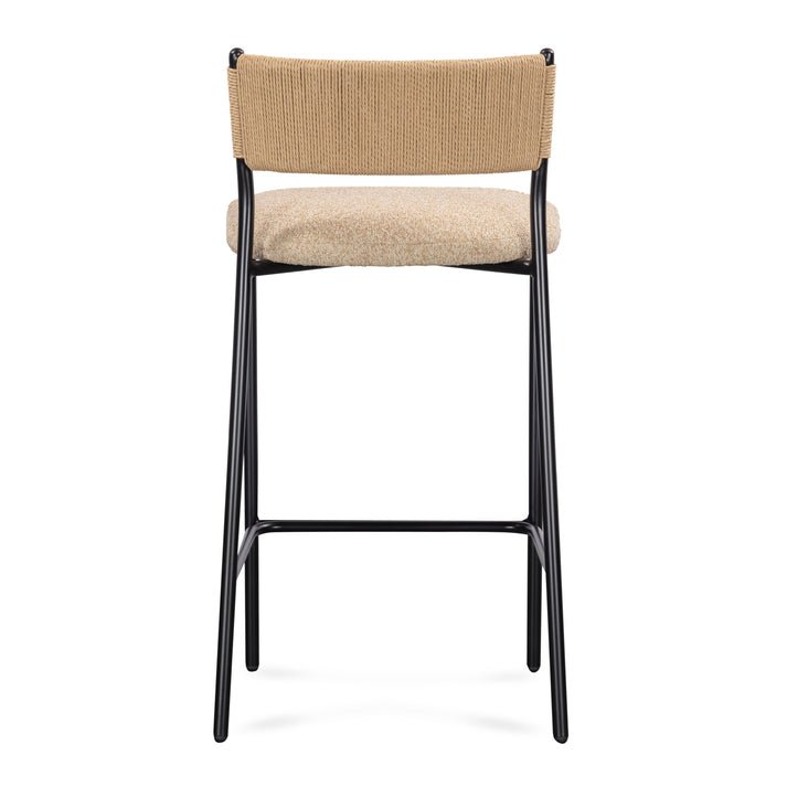 Celine Performance Boucle Bar Stool Bar Stool modern furniture Contempo Furniture