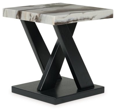 Cendill Table (Set of 3) - Black Table Set modern furniture Contempo Furniture