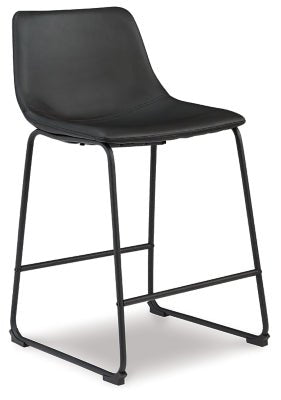 Centiar Counter Height Bar Stool - Black Stool Set modern furniture Contempo Furniture