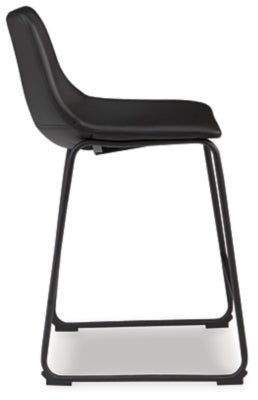 Centiar Counter Height Bar Stool - Black Stool Set modern furniture Contempo Furniture