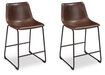 Centiar Counter Height Bar Stool - Dark Brown Stool Set modern furniture Contempo Furniture