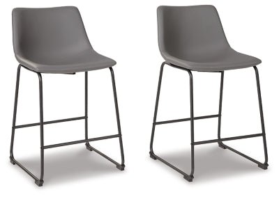 Centiar Counter Height Bar Stool - Gray Stool Set modern furniture Contempo Furniture