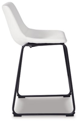 Centiar Counter Height Bar Stool - White Stool Set modern furniture Contempo Furniture